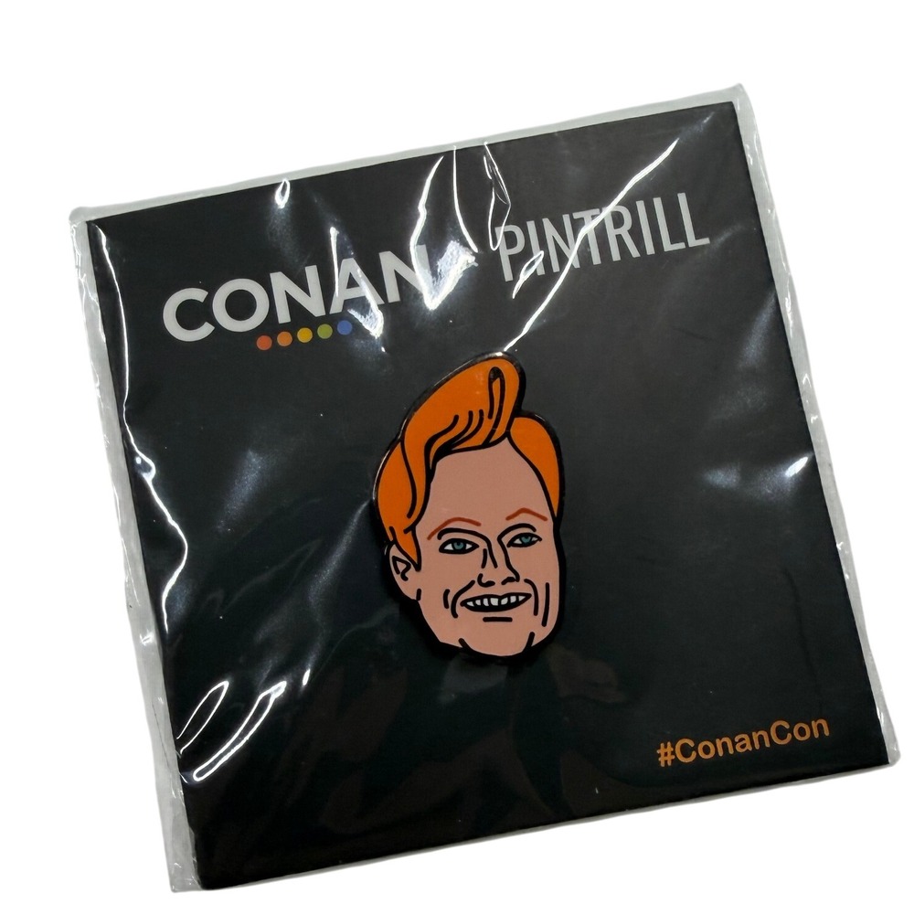Conan O'Brien Pintrill Enamel Pin